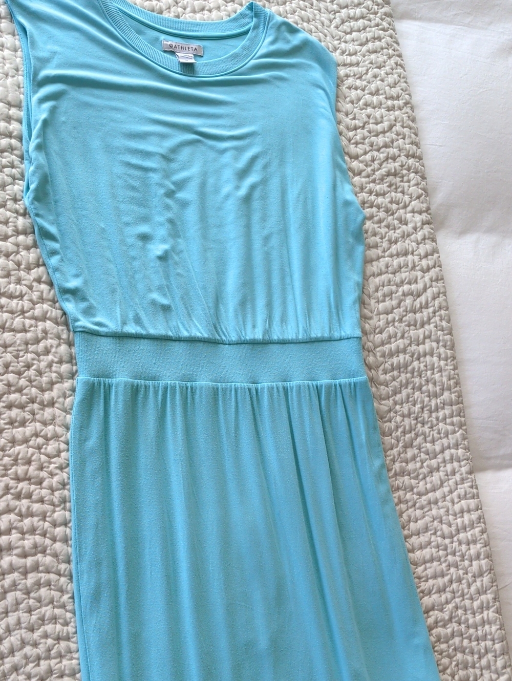Athleta Aqua Sleeveless Maxi Jersey Dress